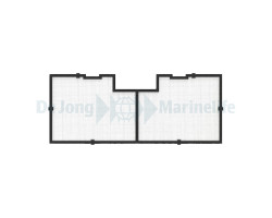 Tank Net Screen 24"/60Cm (Incl. 1 Universal Cut Out)